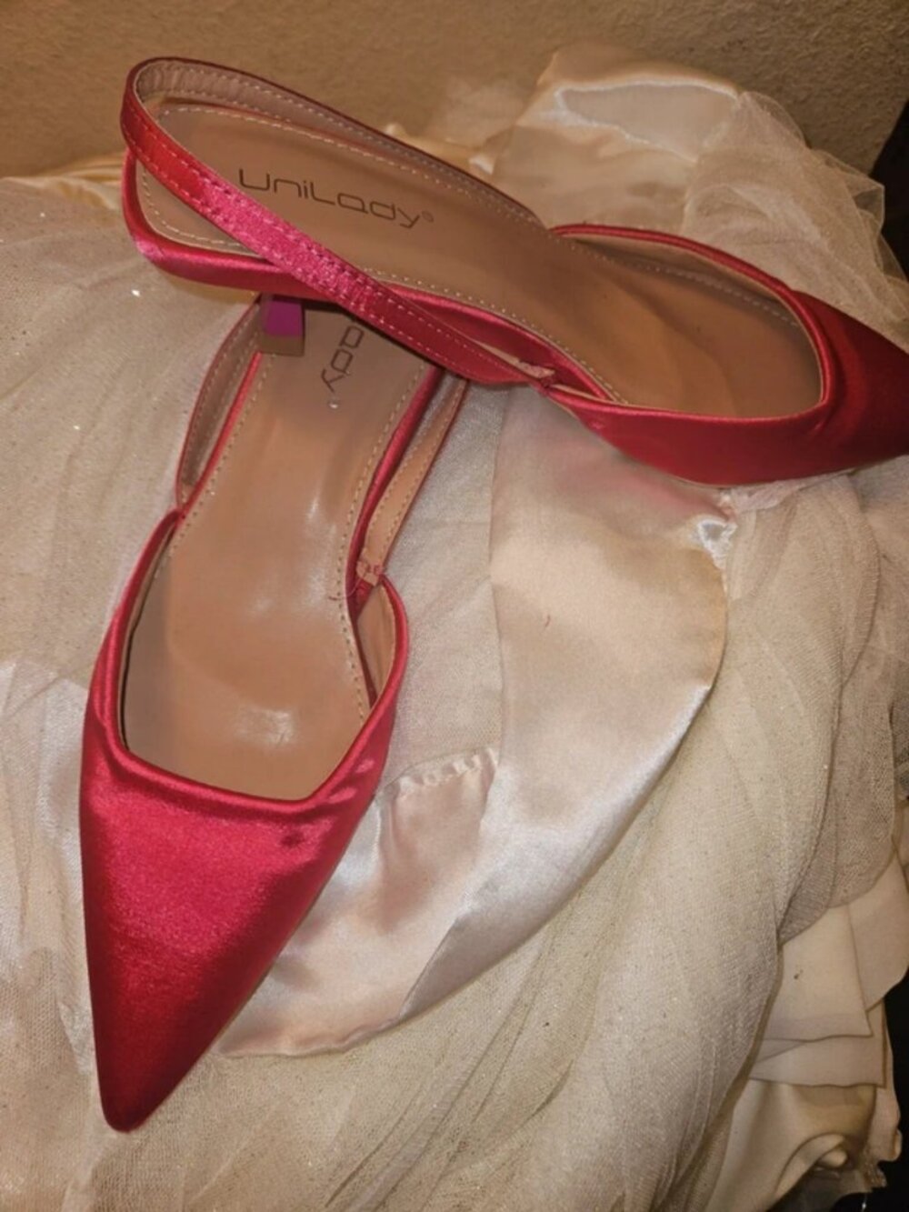 Pink Satin Shoes